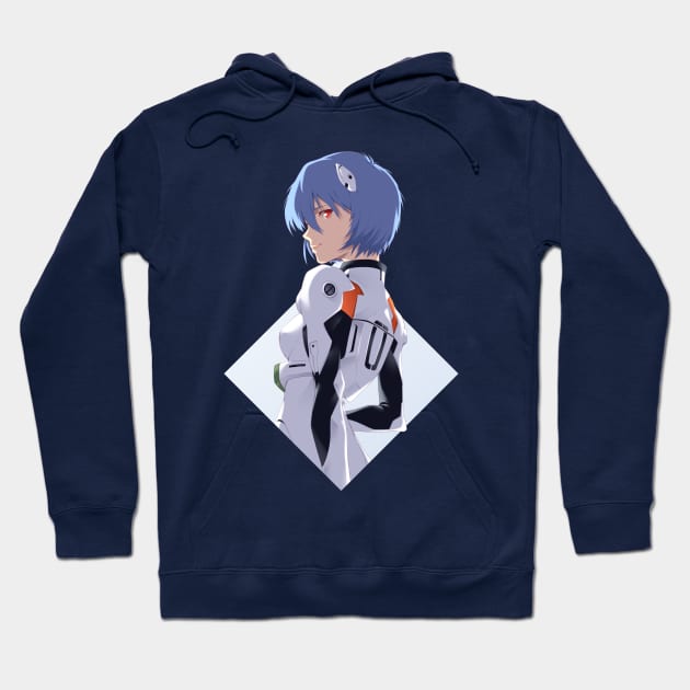 Rei Ayanami "Evangelion" Hoodie by StayAlivePlz